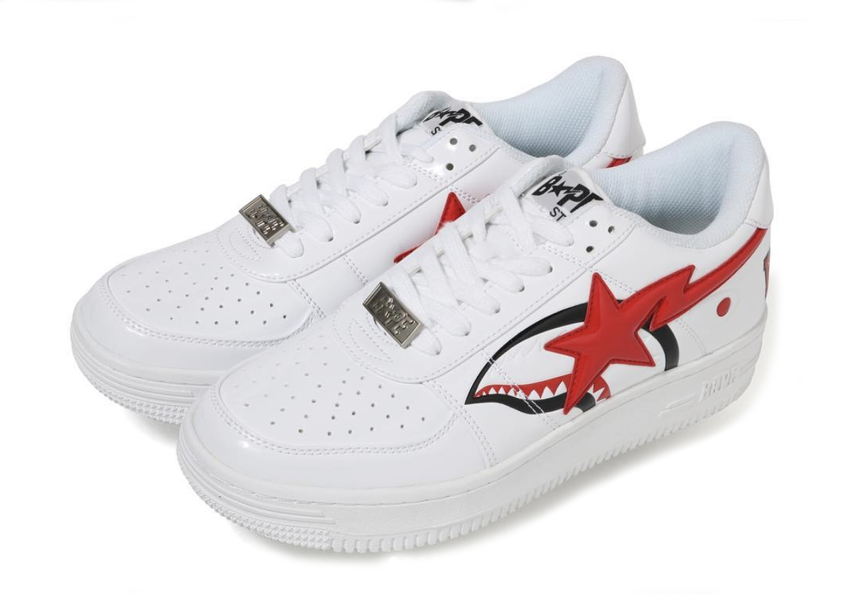 Bape Shark Bape Sta Low White - 1F30291002 - Novelship